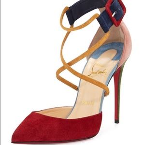 Christian Louboutin Suzanna 100 suede pumps